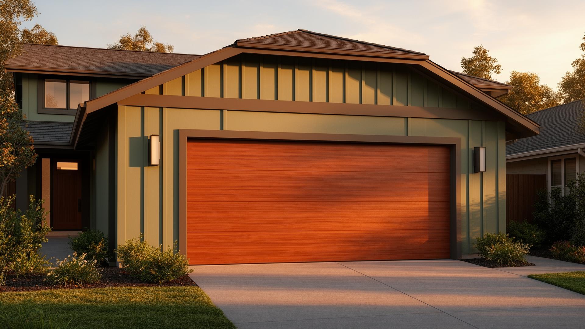 Beautiful modern garage door
